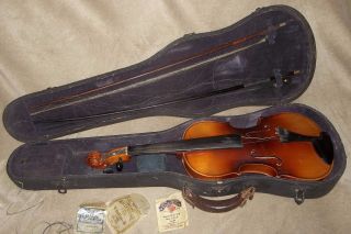 Antonius Stradivarius Cremonensis Faciebat Anno 1713 Vintage Antique Violin With photo