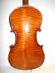 Vintage Old Antique 2 Pc Back Full Size Violin - String photo 4