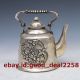 Chinatibet Silver And Copper Hand - Carved Magpie & Peony Teapot W Kangxi Mark Teapots photo 2