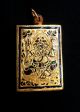 Thai Amulet Necklace Phra Somdej Real Silver Plated Gold 24k Case,  Biakae Takrut Necklaces & Pendants photo 3