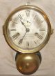 1870 ' S Antique Vintage Seth Thomas Ship ' S Bell Clock W/ External Brass Bell And Clocks photo 1