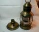 Vintage Perko Solid Brass Marine Lantern 8 1/2 