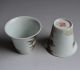 Pair Antique Chinese Porcelain Cups Glasses & Cups photo 1