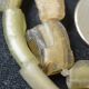 Ancient Roman Glass Beads 1 Medium Strand Yellow 100 - 200 Bc 0316 Roman photo 2
