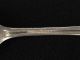 1940s Wallace Solid Sterling Silver Rose Point Table Spoon Server 8 3/8 