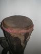Antique Asmat Kundu Drum Guinea Drum Pacific Islands & Oceania photo 2