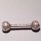 Antique Silver Dumbbell Infant Baby Rattle 0.  8 Oz Other Antique Sterling Silver photo 6