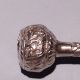 Antique Silver Dumbbell Infant Baby Rattle 0.  8 Oz Other Antique Sterling Silver photo 7
