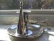 Vintage Chamber Candle Holder With Snuffer Silver Plate On Copper Candlesticks & Candelabra photo 2