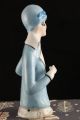 Antique Bisque German Half Doll Roaring 20 ' S Figurine Art Deco Flapper Arm Away Pin Cushions photo 4