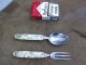 Antique Or Vintage Folding Spoon And Fork Tableware Stainless Picnic Camping Other Antique Home & Hearth photo 4
