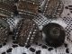 Vintage Antique 15 Matching Black Glass Cut Steel Luster Buttons Sewing Buttons photo 1