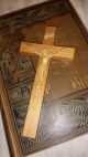 I.  N.  R.  I.  Jesus Cross Vestment Vintage Church Crucifix Holy Inri Wood Vtg Holy Land photo 1