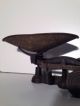 Antique Balance Scale Vintage Primitive Cast Iron,  Brass Weights General Store Scales photo 4