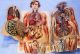 Vintage Manikins Medical Fold Outsl - Human Anatomy Charts Male - Female Circa 1929 Other Medical Antiques photo 1