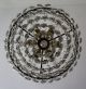 Antique Vintage French Basket Style Brass & Crystals Chandelier Ceiling Lamp Chandeliers, Fixtures, Sconces photo 4