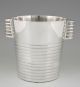 French Art Deco Champagne Bucket Luc Lanel For Christofle,  1930 Other Antique Silverplate photo 1