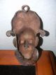 Antique Bamileke Cameroon Brass N ' Kang Hip Face Maskafrican - Tribal Other African Antiques photo 5