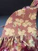 Rare Antique Victorian Sewing Box Chintz Fabric C.  1905 Chair Shaped Baskets & Boxes photo 6