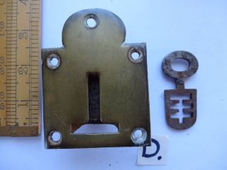 (d) Antique O ' Dell ' S French Latch And Key (latch A/f) Rare photo