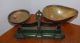 Antique Barwood & Son St.  James General Store 2lb.  Balance Scale Cast Iron Brass Scales photo 1