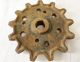 Antique Vintage Metal Iron Industrial Gear Sprocket Cog Machine Age Rustic Other Mercantile Antiques photo 11
