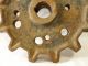 Antique Vintage Metal Iron Industrial Gear Sprocket Cog Machine Age Rustic Other Mercantile Antiques photo 4