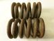 Vintage Metal Industrial Coil Springs Machine Age Rustic Steampunk Art Other Mercantile Antiques photo 4