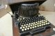 Antique Typewriter Royal Bar Lock 10 W/ Rare Wooden Case Ecrire Escribir Typewriters photo 9