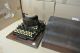 Antique Typewriter Royal Bar Lock 10 W/ Rare Wooden Case Ecrire Escribir Typewriters photo 1