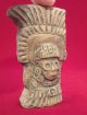 Pre Columbian Clay Pottery Tlaloc Fragment Mayan Olmec Aztec Zapotec Artifacts 3 The Americas photo 5