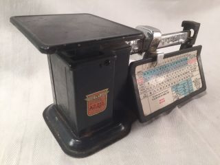 Vtg 16 Ounce Triner Air Mail Airmail Accuracy Postal Scale Art Deco Usps Post photo