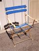 Antique European Wrought Iron Lawn Folding Chair 1900-1950 photo 6