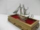 Sailboat Of Silver Wire Workmanship.  Silver925 Filigree Ship Other Antique Sterling Silver photo 3