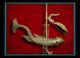 Fabulous Bronze Greek / Roman Whale & Dolphin 2 Font Oil Lamp With All Roman photo 7