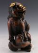 Oriental Vintage Bronze Gilt Handwork Carved Statue - - Foo Dog Other Chinese Antiques photo 10