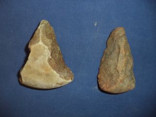 2 Neolithic Hand Axe From Iberian Tribes Ref 010 photo