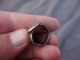 Ancient Medieval Or Viking Silver Ring With Engraved Cross Roman photo 4