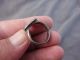 Ancient Medieval Or Viking Silver Ring With Engraved Cross Roman photo 5