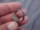 Ancient Medieval Or Viking Silver Ring With Engraved Cross Roman photo 6