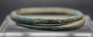 Ancient Bronze Age Votive Bracelet 1200 - 900 Bc British Found photo