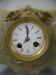 Antique Art Nouveau French Onyx Mantel Clock Old Base For Lady Statue Sculpture Clocks photo 1