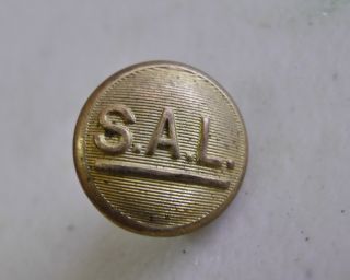 C.  1895 Sal Seaboard Airline Line Railway Conductor Cuff Button 15mm photo
