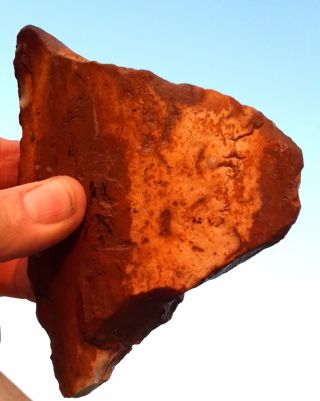 Simile Looks Like Hand Axe Core Neanderthal Man Stone Age Paleolithic Mousterian photo
