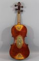 Antique Mop Inlaid 4/4 Figured Maple Violin, String photo 1