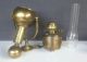 Antique Large Brass Wall Lantern Ship C Gray Chandler 1882 Glass Lamp Steam Boat Lamps & Lighting photo 8