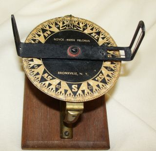 Vintage Boyce Meier Pelorus Maritime Nautical Compass 1938 photo