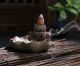 Ingenious Chinese Ceramic Handmade Incense Burner - - Lotus Leaf Qh143 Incense Burners photo 1