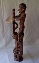 Asmat Guinea Artifact Warrior Carving Statue Pacific Islands & Oceania photo 2