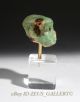 Egyptian Male Head Figure Ptah Pataikos Green Glazed Faience Ancient Amulet Egyptian photo 1